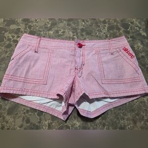 Billabong Red and White Striped Apparel